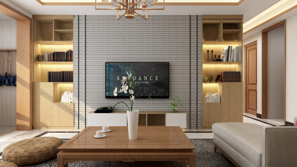 电视背景墙用艺术涂料装修好,还是用硅藻泥好?